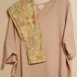 LulaRoe 3X Irma- TC leggings pinks